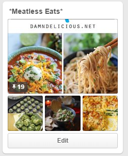 meatless eats board